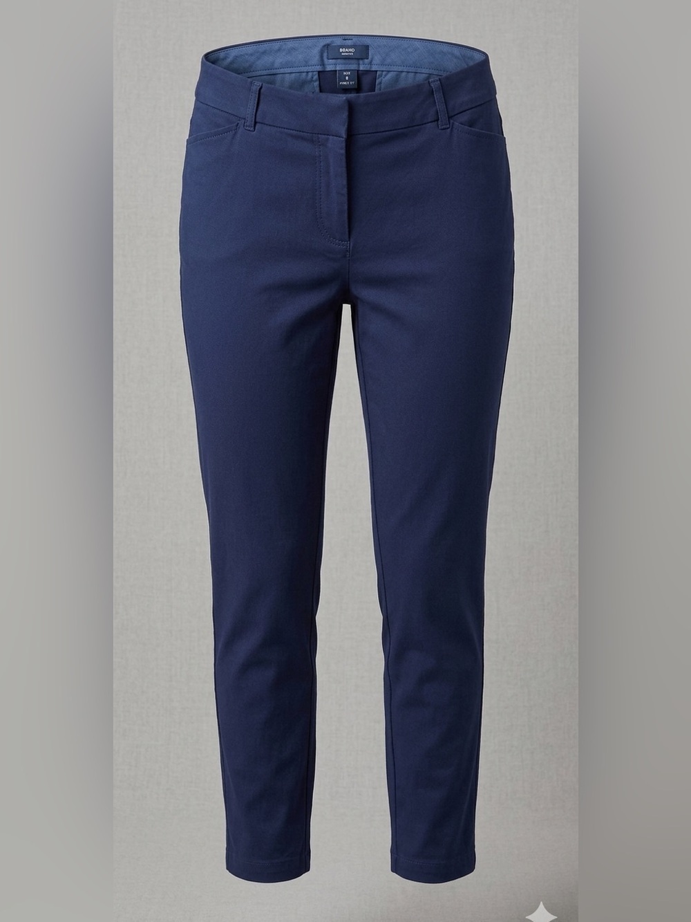 New York & Company Navy Slim Ankle Pants Women’s 14 Tall Stretch